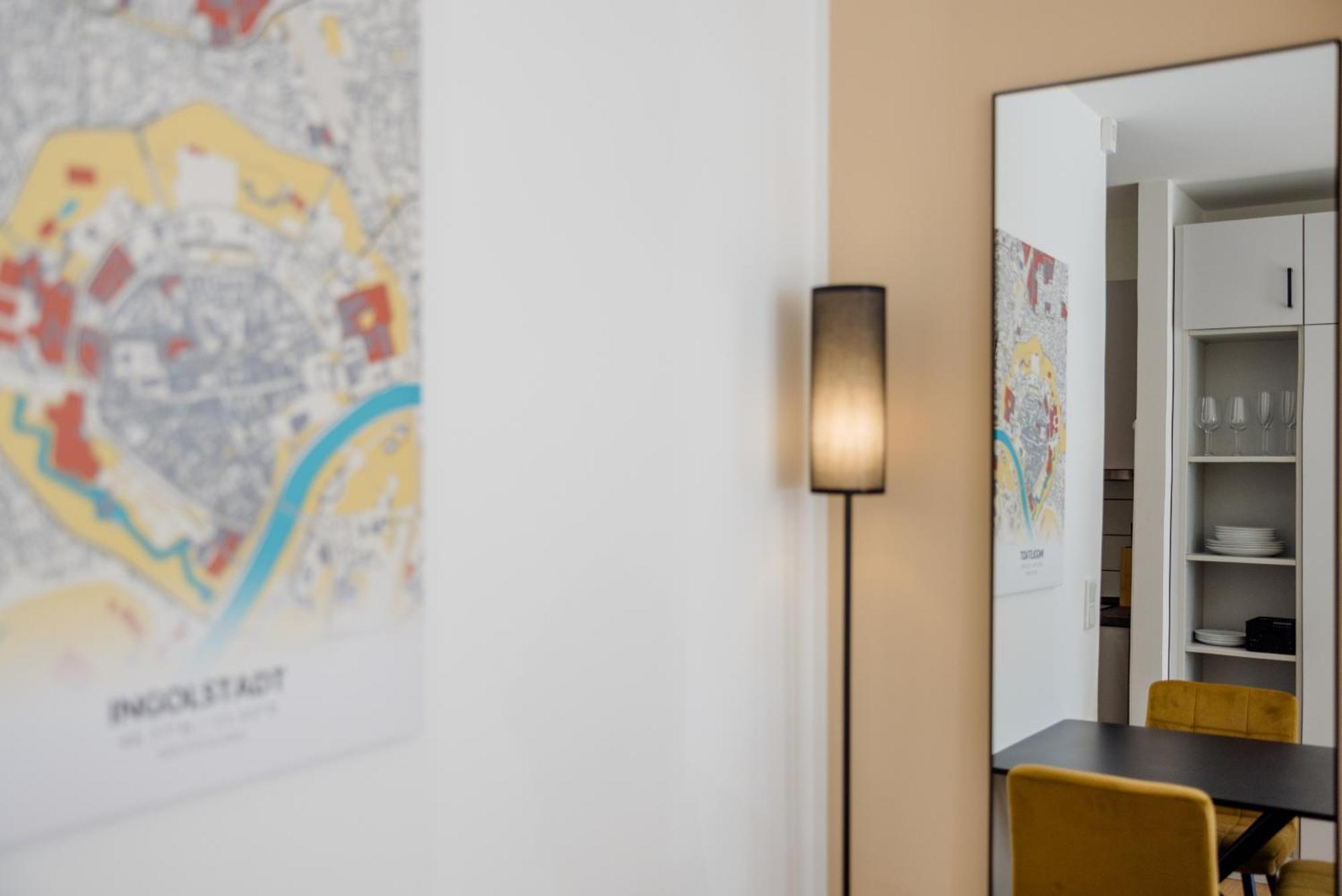 Lumen Homes - Altstadt-Studio Direkt Im Zentrum, Kueche, Netflix, Oeffentlicher Parkplatz Ums Eck 잉골슈타트 외부 사진